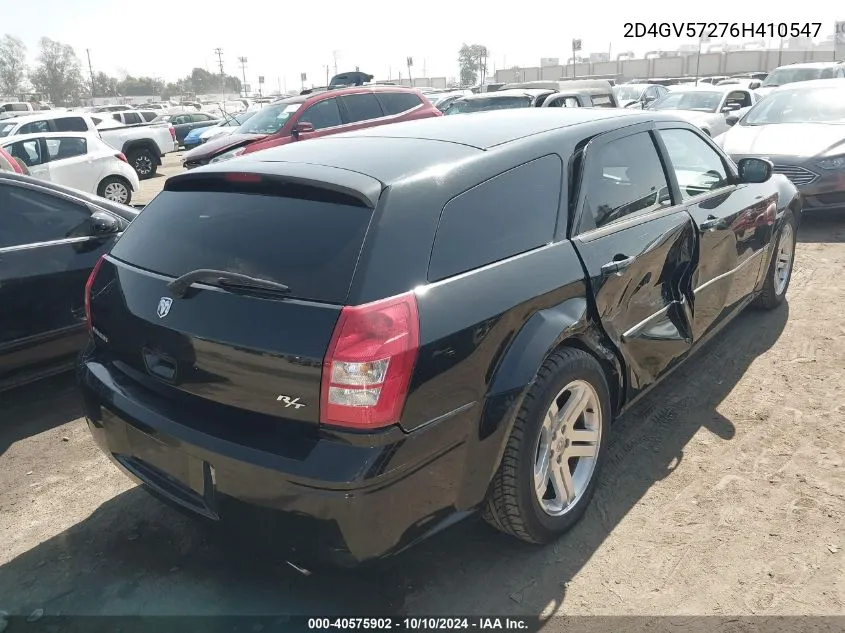 2006 Dodge Magnum Rt VIN: 2D4GV57276H410547 Lot: 40575902