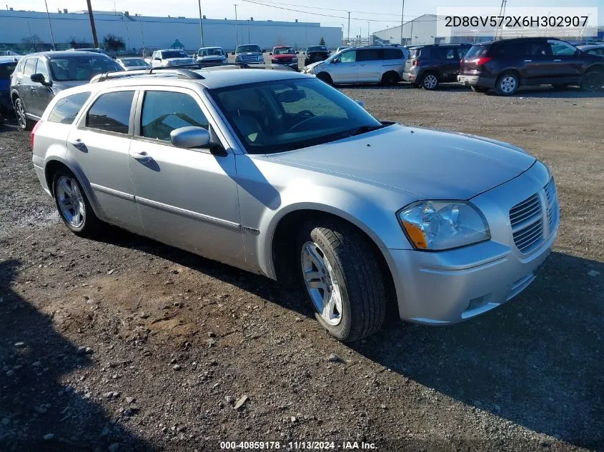 2006 Dodge Magnum Rt VIN: 2D8GV572X6H302907 Lot: 40859178