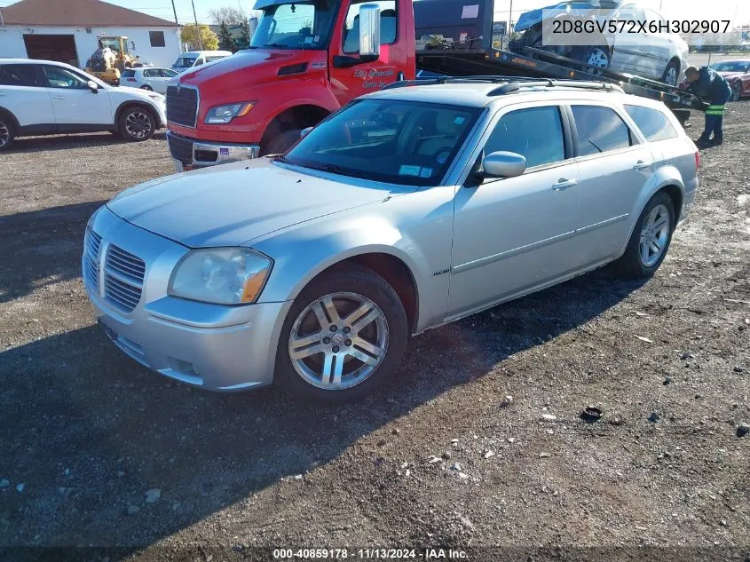 2006 Dodge Magnum Rt VIN: 2D8GV572X6H302907 Lot: 40859178