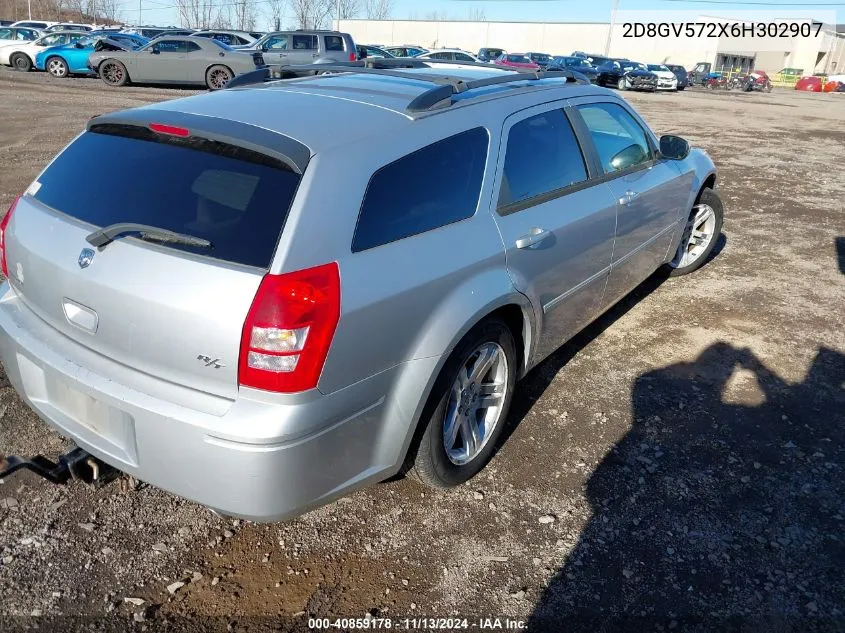 2006 Dodge Magnum Rt VIN: 2D8GV572X6H302907 Lot: 40859178