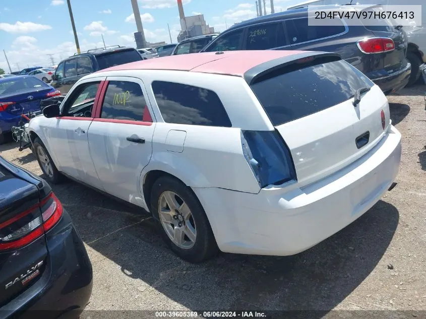 2007 Dodge Magnum VIN: 2D4FV47V97H676413 Lot: 39605369