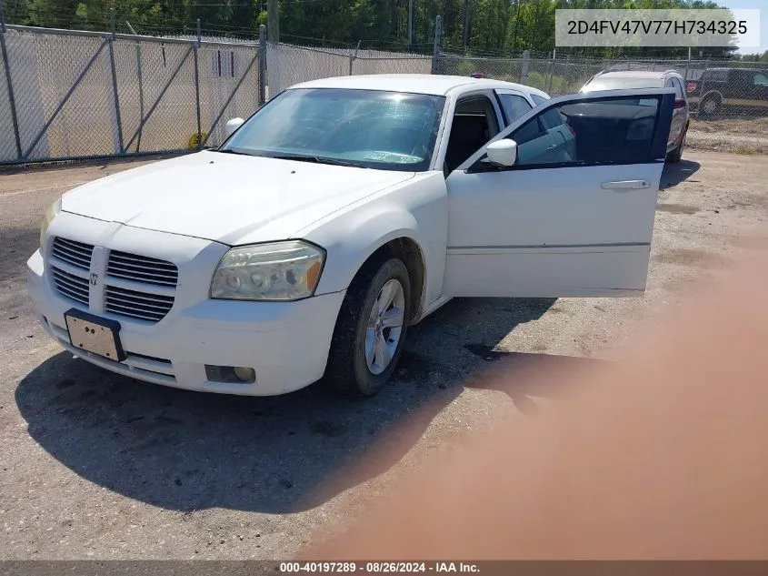 2007 Dodge Magnum VIN: 2D4FV47V77H734325 Lot: 40197289