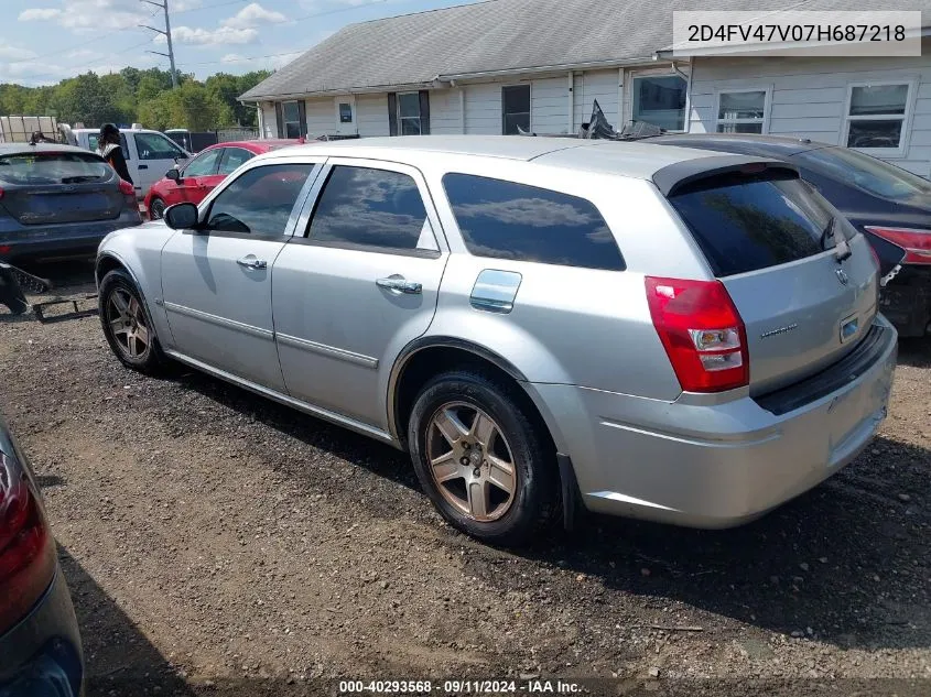 2D4FV47V07H687218 2007 Dodge Magnum