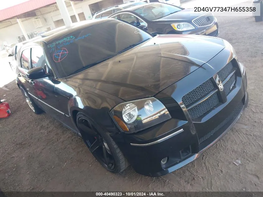 2007 Dodge Magnum Srt8 VIN: 2D4GV77347H655358 Lot: 40490323