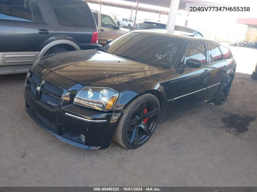 2007 Dodge Magnum Srt8 VIN: 2D4GV77347H655358 Lot: 40490323