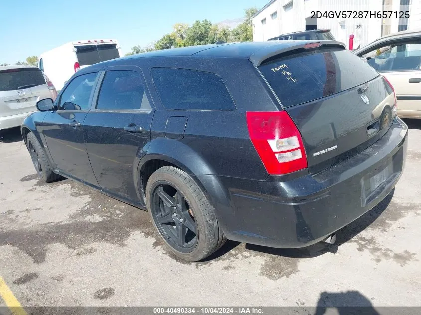 2007 Dodge Magnum Rt VIN: 2D4GV57287H657125 Lot: 40490334