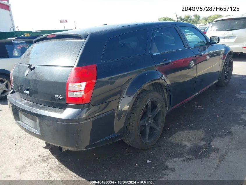 2007 Dodge Magnum Rt VIN: 2D4GV57287H657125 Lot: 40490334