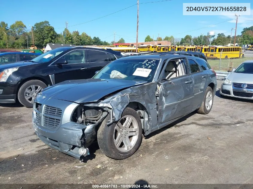 2007 Dodge Magnum Rt VIN: 2D4GV572X7H655828 Lot: 40561783