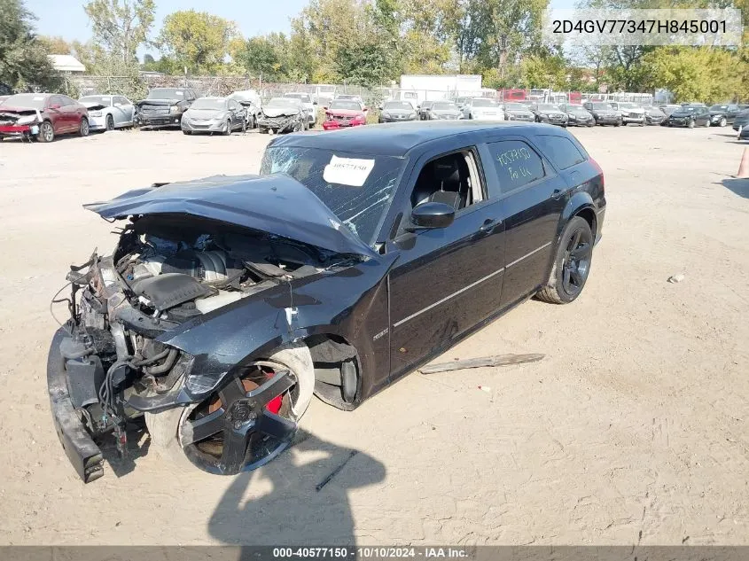 2007 Dodge Magnum Srt8 VIN: 2D4GV77347H845001 Lot: 40577150