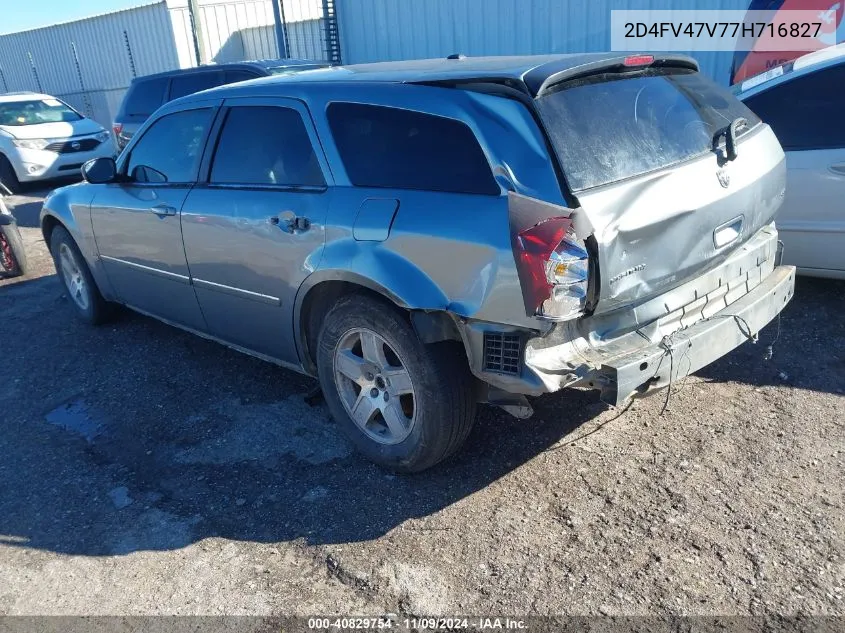 2007 Dodge Magnum VIN: 2D4FV47V77H716827 Lot: 40829754