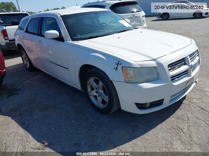 2008 Dodge Magnum Sxt VIN: 2D4FV37V18H246340 Lot: 40172988