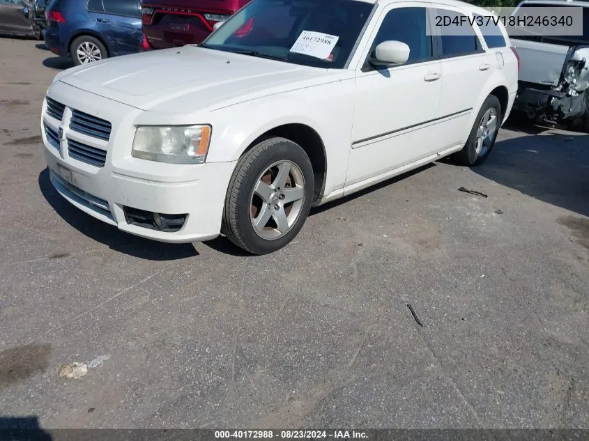 2008 Dodge Magnum Sxt VIN: 2D4FV37V18H246340 Lot: 40172988