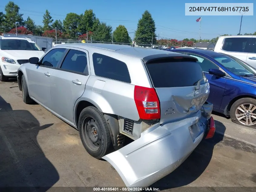 2D4FV47T68H167735 2008 Dodge Magnum