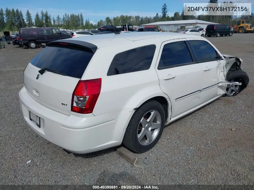 2008 Dodge Magnum Sxt VIN: 2D4FV37VX8H172156 Lot: 40395691