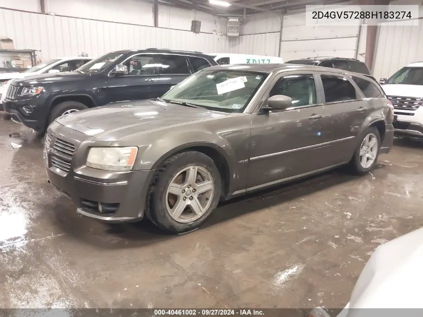 2008 Dodge Magnum R/T VIN: 2D4GV57288H183274 Lot: 40461002