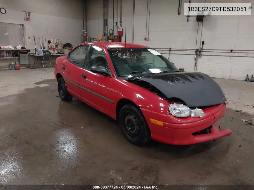 1996 Dodge Neon VIN: 1B3ES27C9TD532051 Lot: 39377724