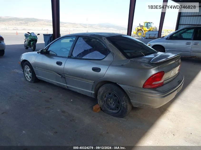 1B3ES47Y4WD746828 1998 Dodge Neon Competition/Highline