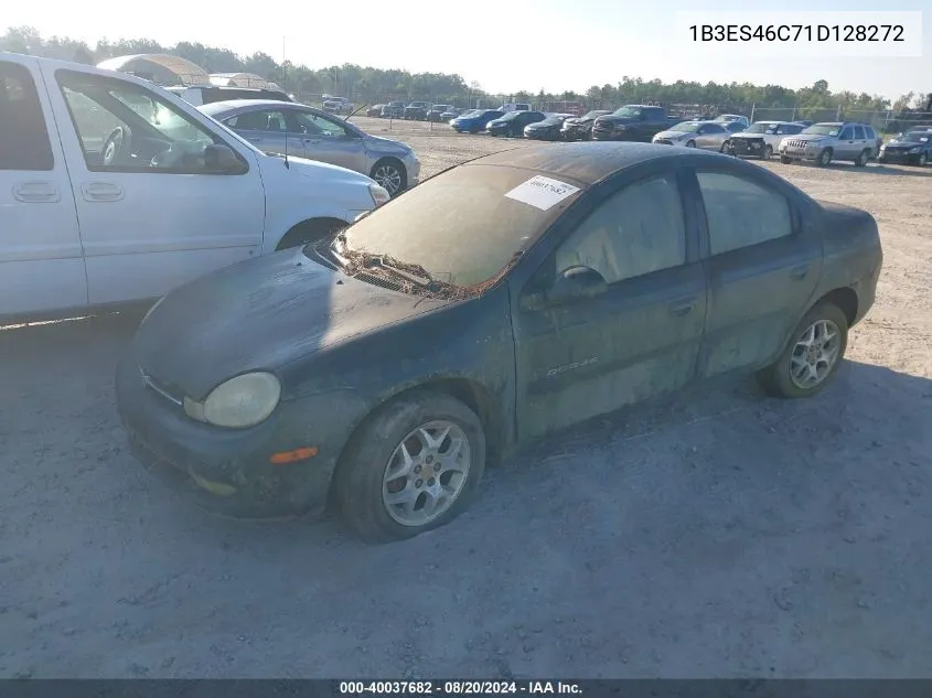 2001 Dodge Neon Se/Es VIN: 1B3ES46C71D128272 Lot: 40037682