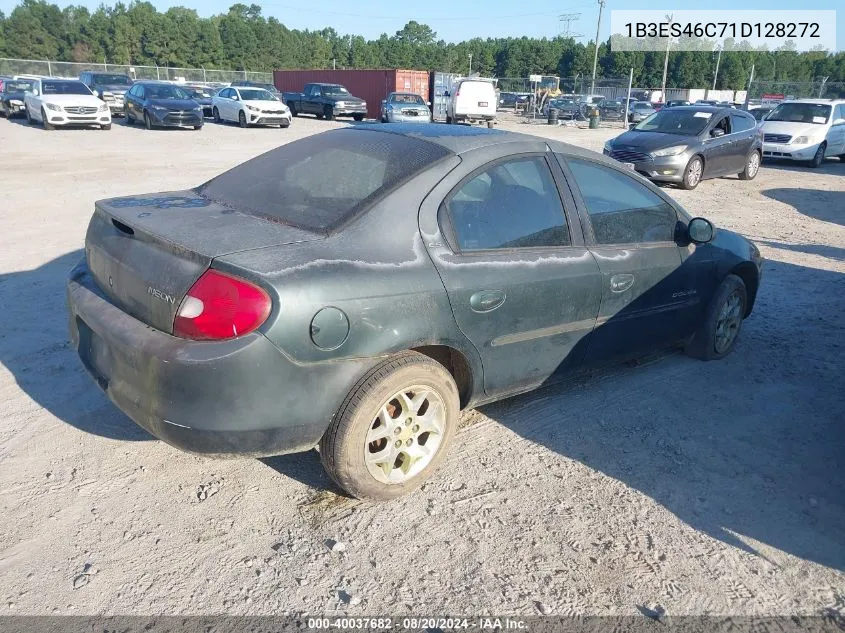 2001 Dodge Neon Se/Es VIN: 1B3ES46C71D128272 Lot: 40037682