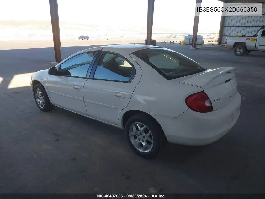 1B3ES56CX2D660350 2002 Dodge Neon Sxt