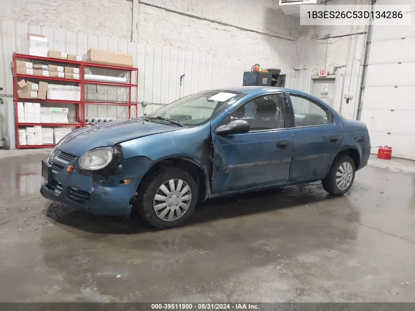 1B3ES26C53D134286 2003 Dodge Neon Se