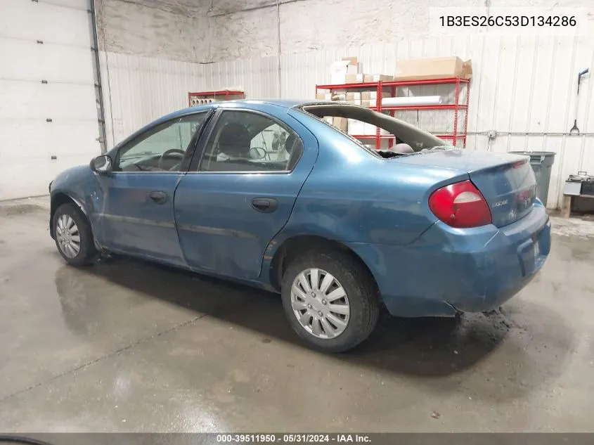 1B3ES26C53D134286 2003 Dodge Neon Se