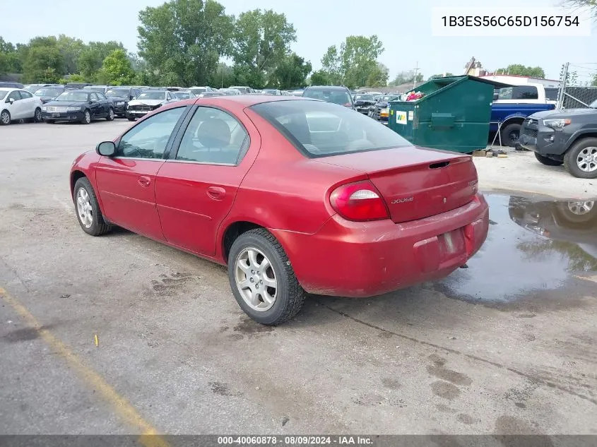 1B3ES56C65D156754 2005 Dodge Neon Sxt