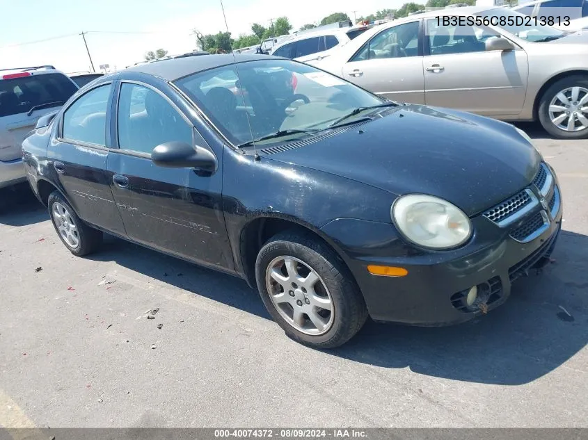 2005 Dodge Neon Sxt VIN: 1B3ES56C85D213813 Lot: 40074372