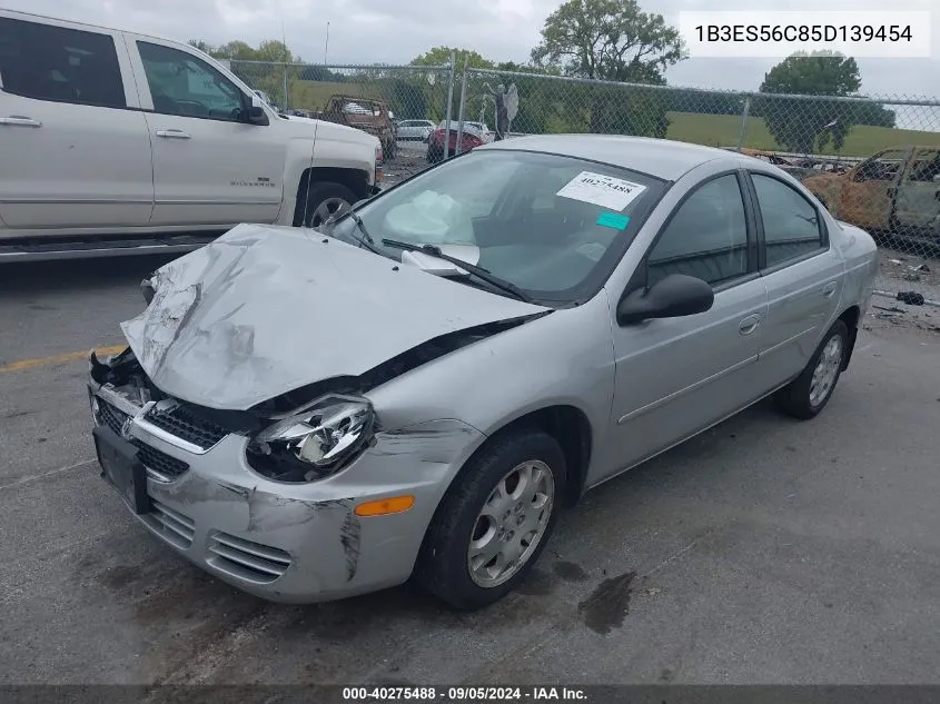 2005 Dodge Neon Sxt VIN: 1B3ES56C85D139454 Lot: 40275488