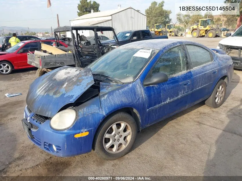 1B3ES56C55D145504 2005 Dodge Neon Sxt