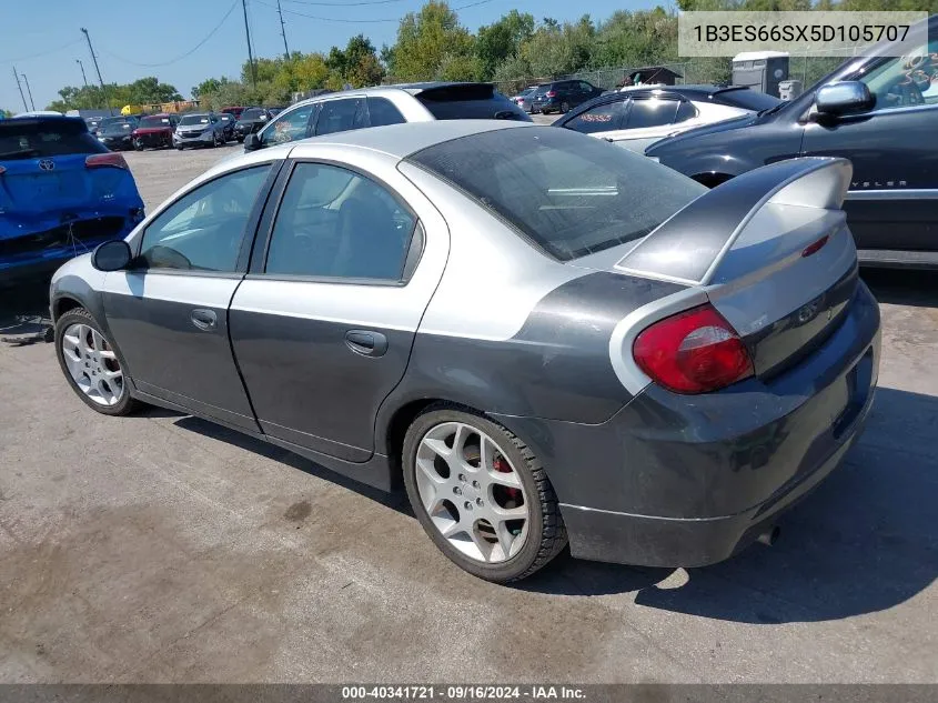 2005 Dodge Srt4 VIN: 1B3ES66SX5D105707 Lot: 40341721