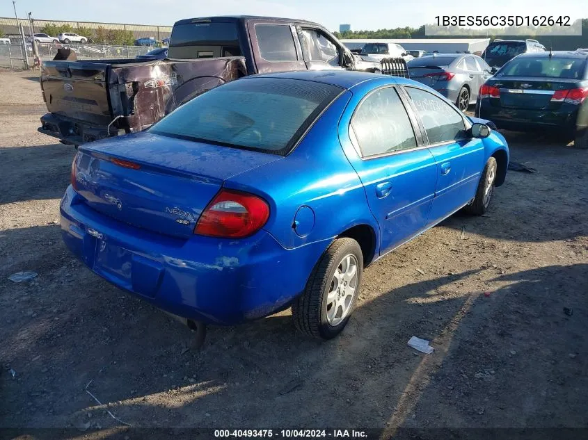 2005 Dodge Neon Sxt VIN: 1B3ES56C35D162642 Lot: 40493475