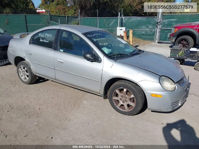 2005 Dodge Neon Sxt VIN: 1B3ES56C55D277579 Lot: 40629425