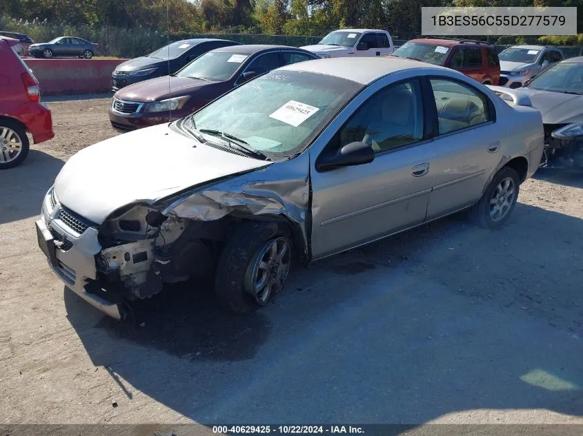 2005 Dodge Neon Sxt VIN: 1B3ES56C55D277579 Lot: 40629425