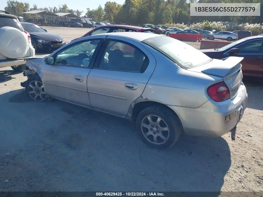 2005 Dodge Neon Sxt VIN: 1B3ES56C55D277579 Lot: 40629425