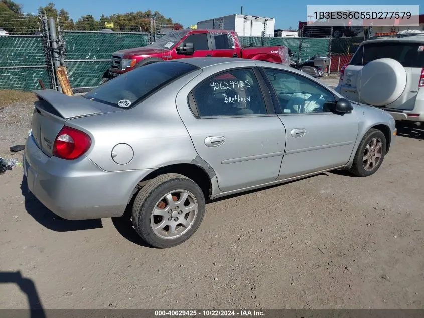 1B3ES56C55D277579 2005 Dodge Neon Sxt