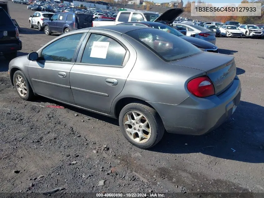 2005 Dodge Neon Sxt VIN: 1B3ES56C45D127933 Lot: 40660890