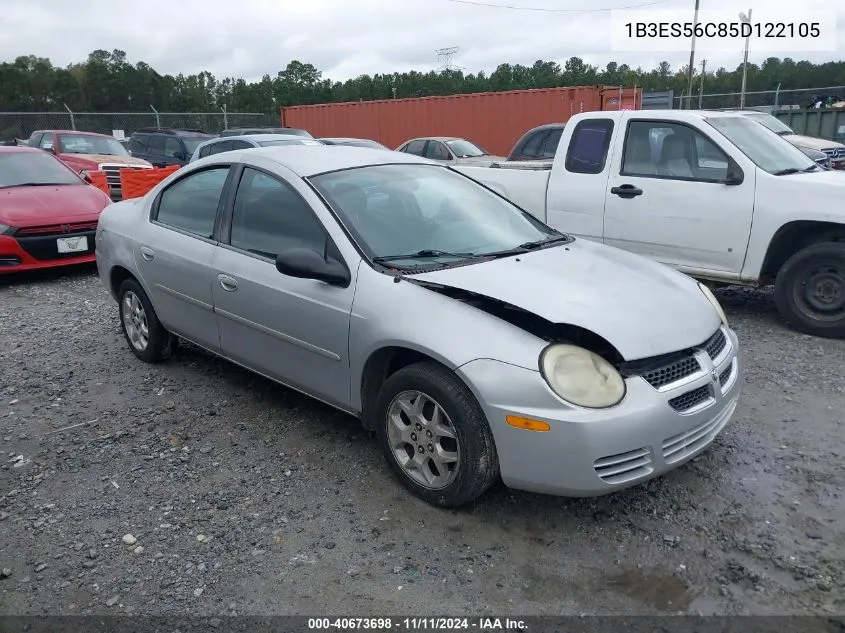 2005 Dodge Neon Sxt VIN: 1B3ES56C85D122105 Lot: 40673698