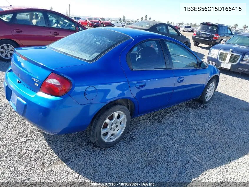 1B3ES56C15D166415 2005 Dodge Neon Sxt