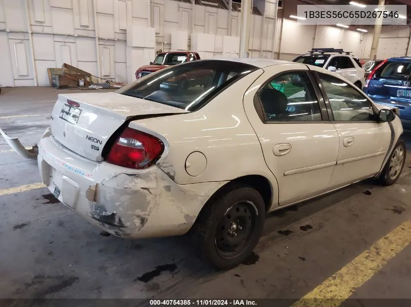 2005 Dodge Neon Sxt VIN: 1B3ES56C65D267546 Lot: 40754385