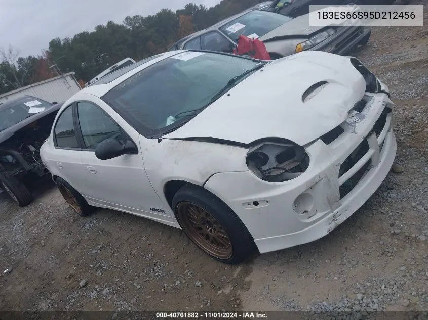 2005 Dodge Srt4 VIN: 1B3ES66S95D212456 Lot: 40761882