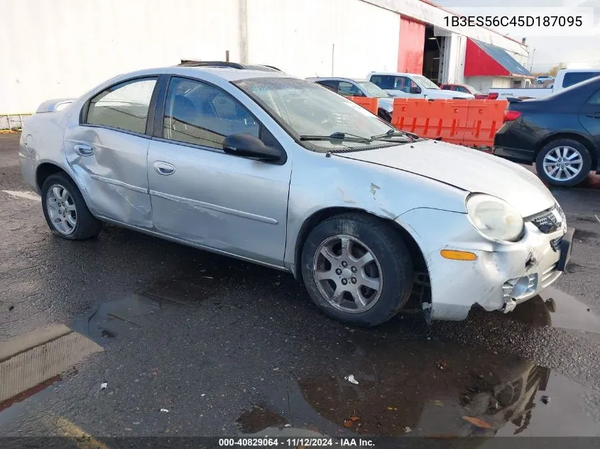 1B3ES56C45D187095 2005 Dodge Neon Sxt