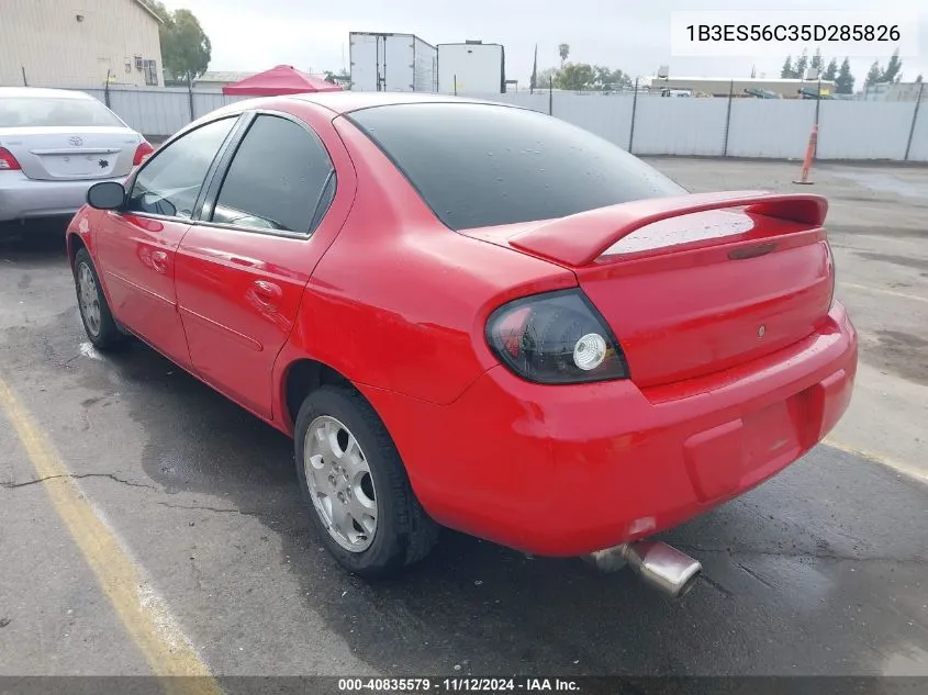 1B3ES56C35D285826 2005 Dodge Neon Sxt