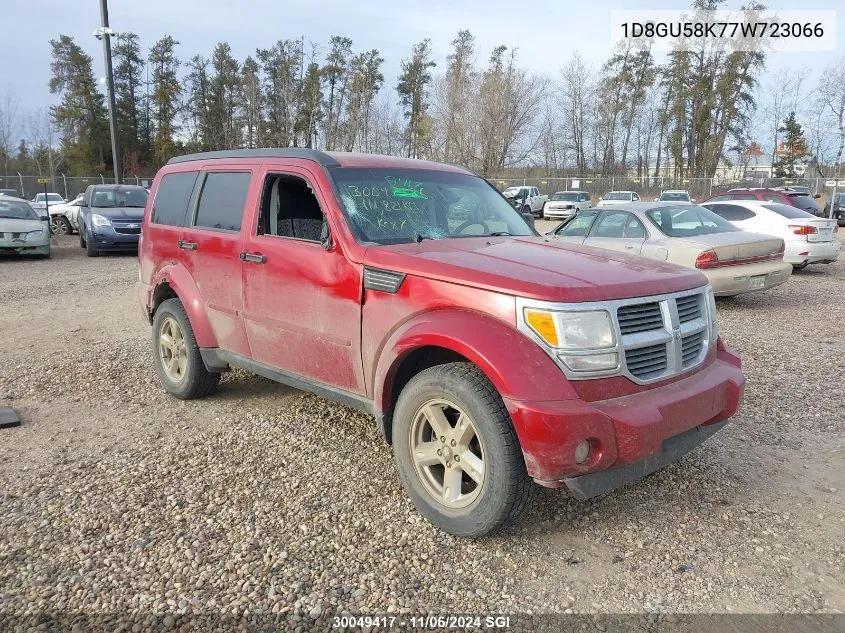 2007 Dodge Nitro Slt/Rt VIN: 1D8GU58K77W723066 Lot: 30049417