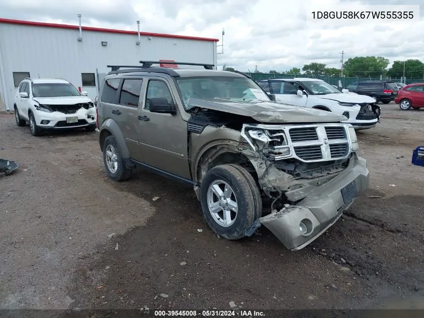 1D8GU58K67W555355 2007 Dodge Nitro Slt/Rt