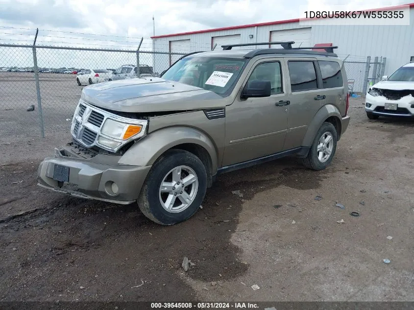 1D8GU58K67W555355 2007 Dodge Nitro Slt/Rt