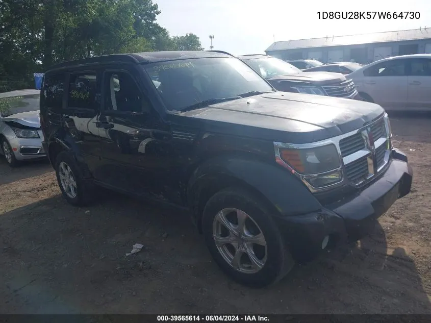 1D8GU28K57W664730 2007 Dodge Nitro Sxt