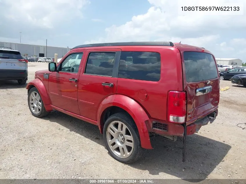 2007 Dodge Nitro Slt/Rt VIN: 1D8GT58697W622133 Lot: 39981966