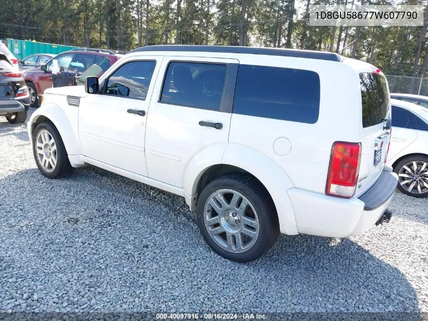 2007 Dodge Nitro Slt/Rt VIN: 1D8GU58677W607790 Lot: 40097916