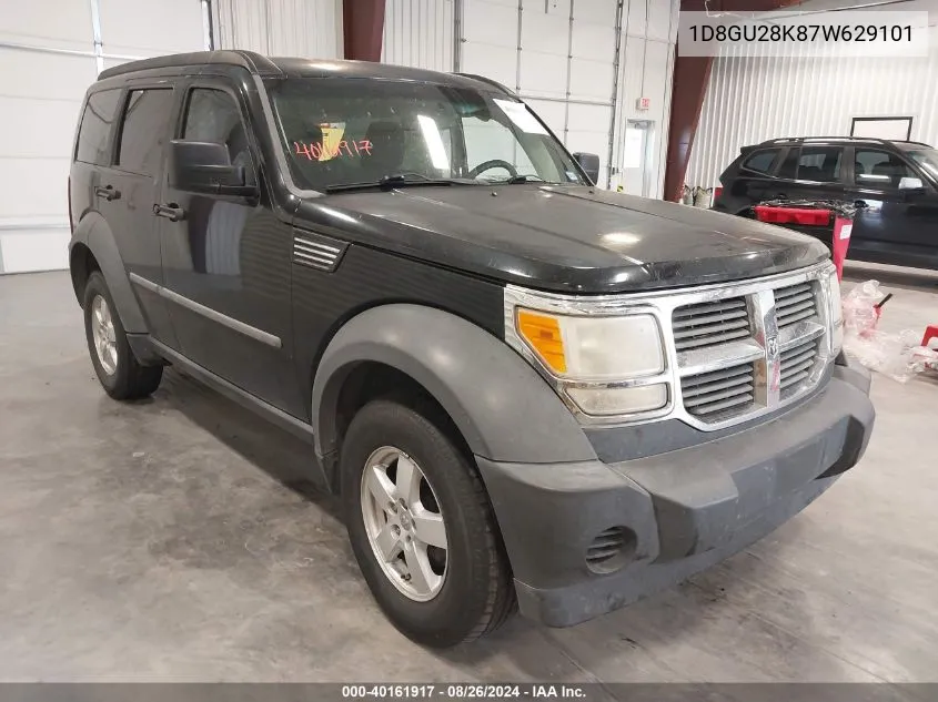 2007 Dodge Nitro Sxt VIN: 1D8GU28K87W629101 Lot: 40161917